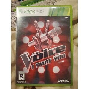 The Voice I Want You Xbox 360 Game 2014 - Good Condition, Fast Shipping